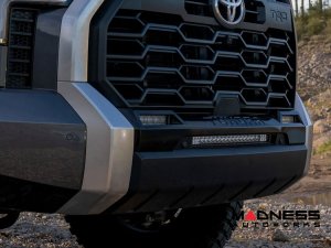 Toyota Tundra Front Fog Light Upgrade Kit - Rigid Industries - SR-Series - White Toyota Tundra Front Fog Light Upgrade Kit - Rigid Industries - SR-Series - White